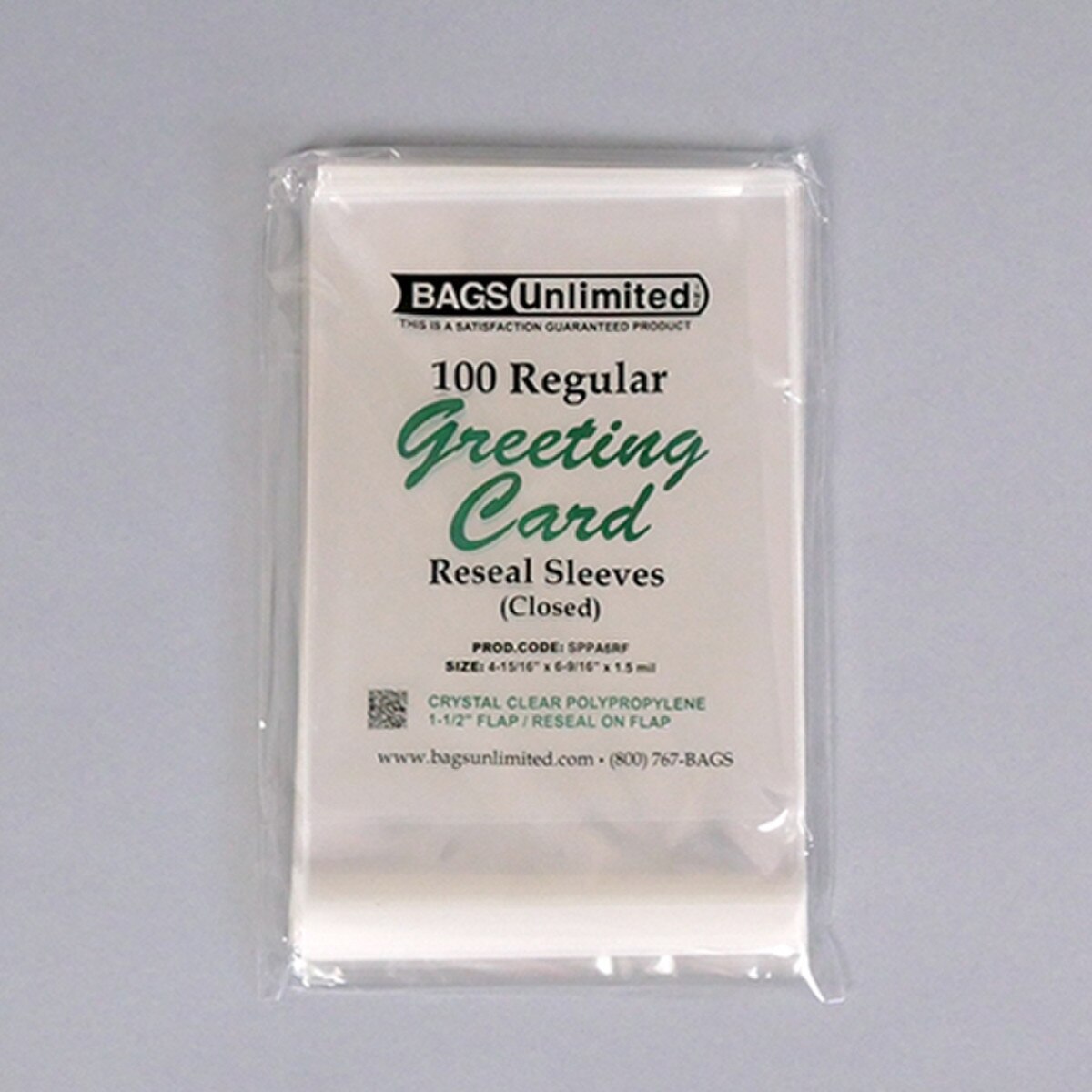 Clear Poly Sleeve for Single A6 Car